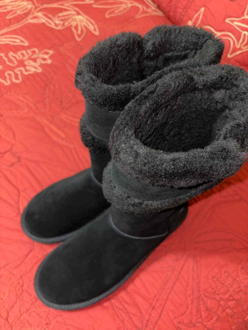 Koolaburra by UGG Barlee Black Boots SZ 9